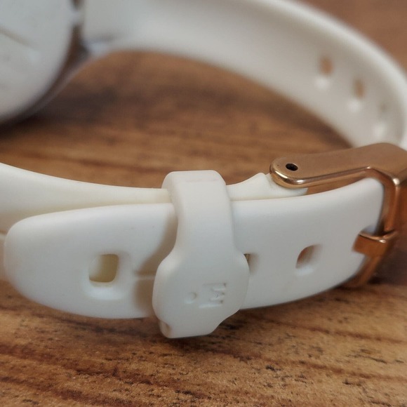 Timex Ironman Watch Women White Rose Gold Tone Digital 10Lap New Battery - Picture 9 of 15